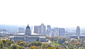 October 18th, 2014 Behind the Utah State capitol.
