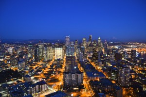 March 9th, 2015 Seattle from Space Needle